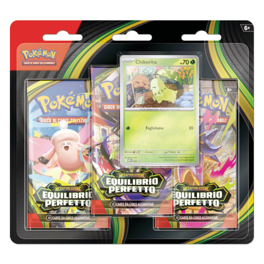 Pokémon Blister 3 Buste dell'espansione Megaevoluzione - Equilibrio Perfetto
