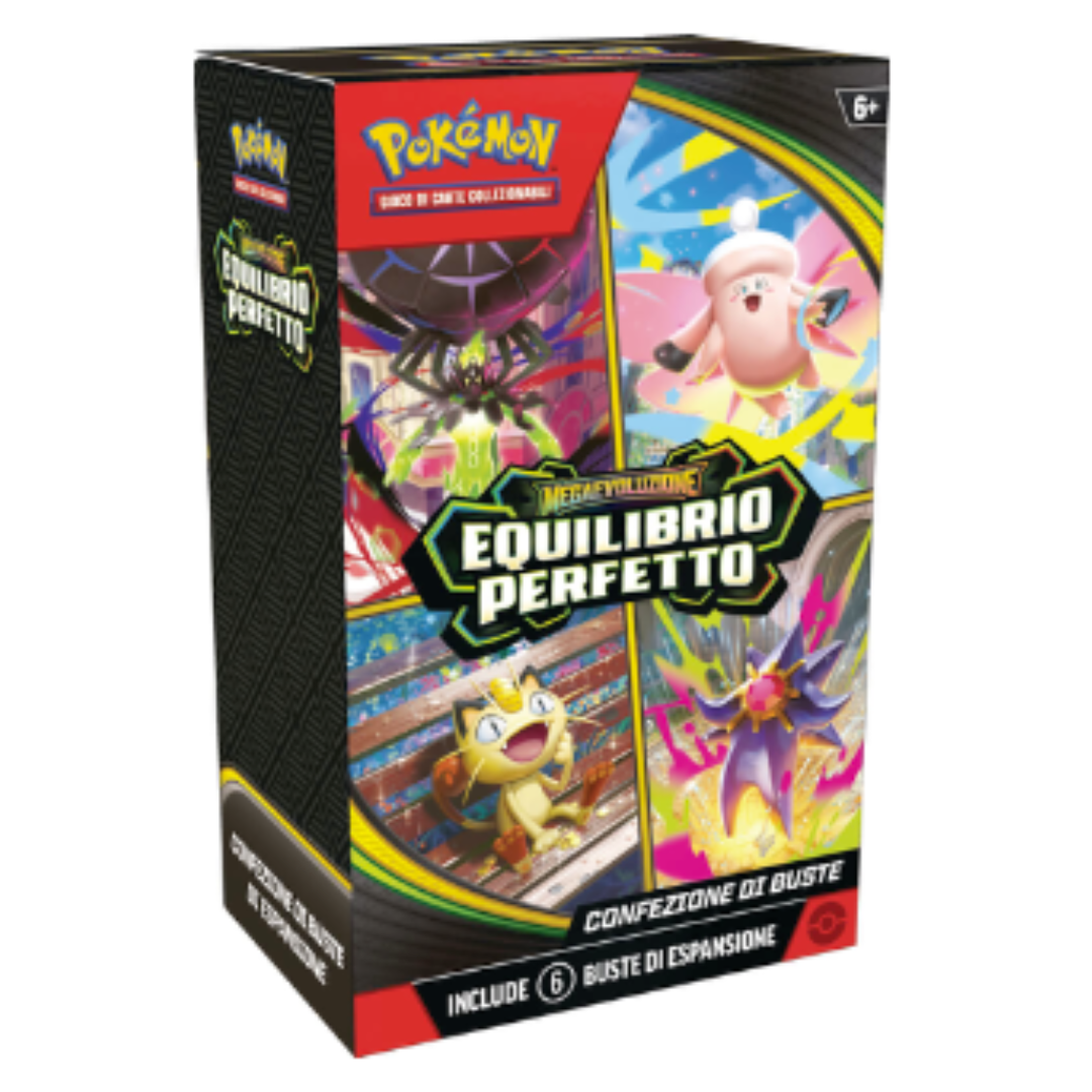 Pokémon Bundle 6 buste dell'espansione Megaevolzione - Equilibrio Perfetto