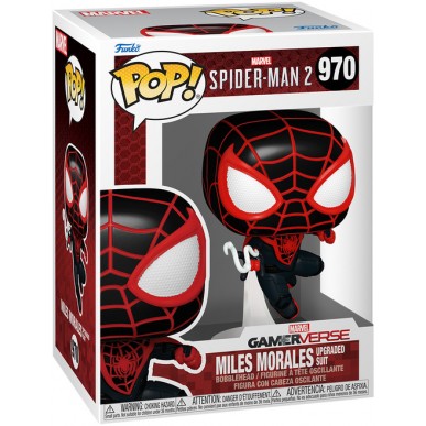 Funko Pop! Marvel Spider-Man 2 970 – Miles Morales (Upgraded Suit) Gameverse