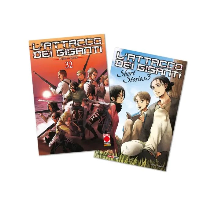 L'Attacco dei Giganti 32 Variant – Edizione Limitata con Romanzo Short Stories 3 (Italia 2021)