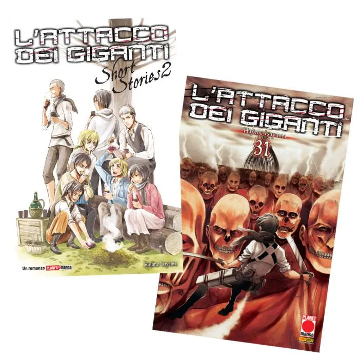 L'Attacco dei Giganti 31 Variant – Edizione Limitata con Romanzo Short Stories 2 (Italia 2020)